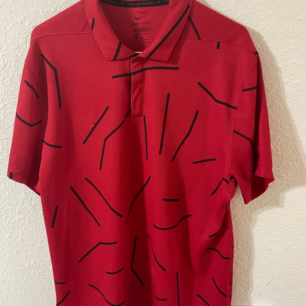 Large Nike TW collection Red Polo